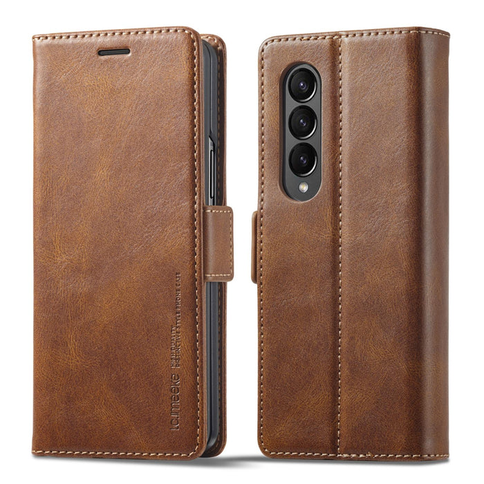 Secure Rfid Leather Phone Case For Samsung Galaxy z Fold 4