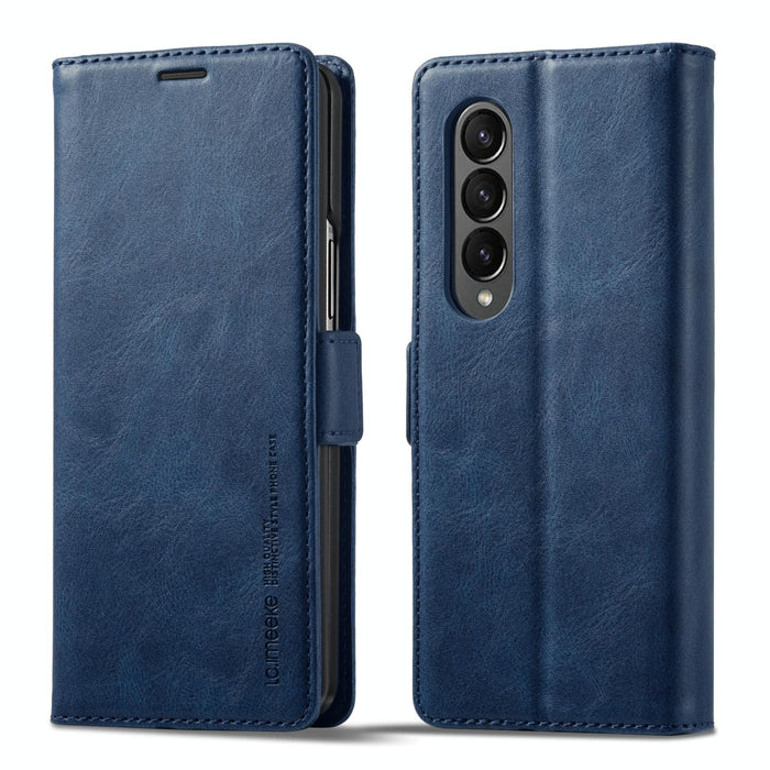 Secure Rfid Leather Phone Case For Samsung Galaxy z Fold 4