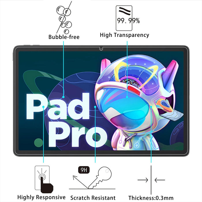 2 Pcs 9H 0.3Mm Explosion-Proof Tempered Glass Film For Lenovo Pad Pro 2022 11.2 Inch / Tab P11 Pro Gen 2 11.2 / Xiaoxin Pad Pro 2022