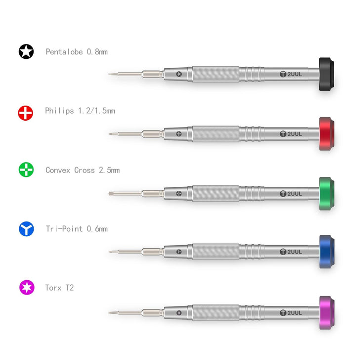 2uul Cross 1.2/1.5 Colorful Flyshaft Screwdriver