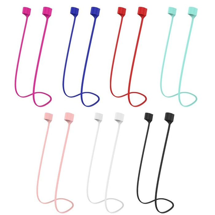 Bluetooth Headset Anti-Lost Rope Magnetic Silicone Lanyard