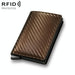 Carbon Fiber Rfid Wallet for Men