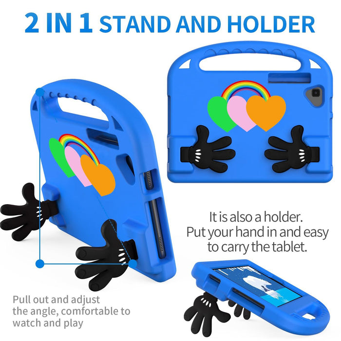 For Huawei Matepad 10.4 2022 Love Small Palm Holder Eva Tablet Case Blue