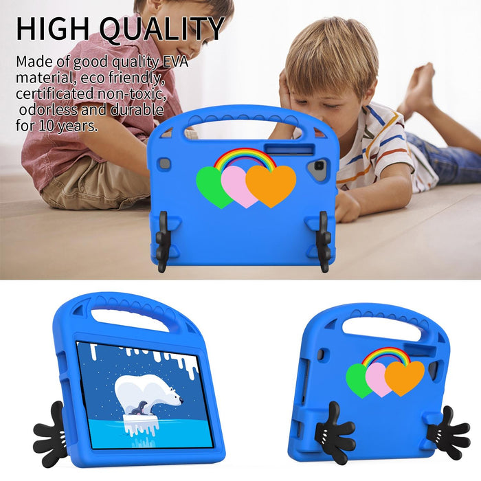 For Huawei Matepad T8 Love Small Palm Holder Eva Tablet Case Blue