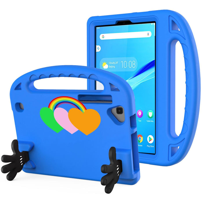 For Huawei Matepad T8 Love Small Palm Holder Eva Tablet Case Blue