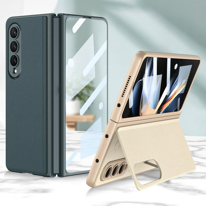 Ultra Thin Folding Leather Case With Stand For Samsung