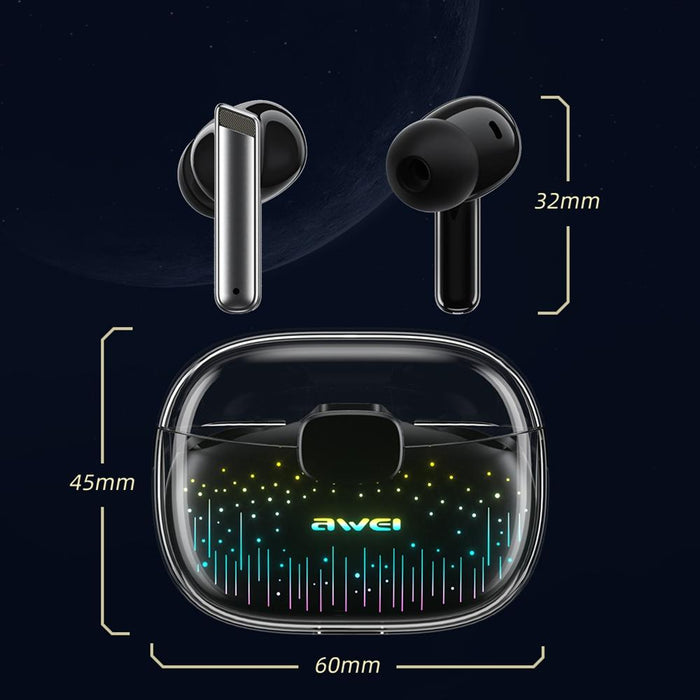 T52 Pro True Wireles Gaming Bluetooth Earbuds Starry Pattern