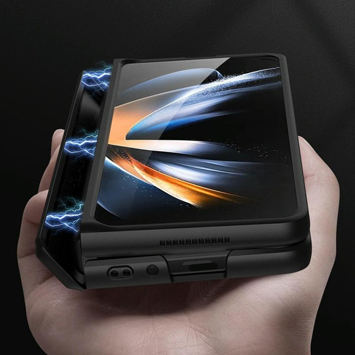 Foldable Magnetic Hinged Phone Case For Samsung Galaxy z