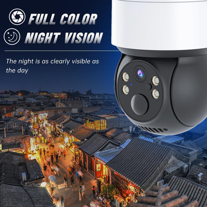 2Mp Hd Ip66 Waterproof Wireless Wifi Solar Camera