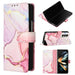 Marble Flip Leather Phone Case Pt003 For Samsung Galaxy z