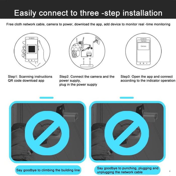 3Mp Humanoid Recognition Ai Alarm Wifi Dome Ip Camera