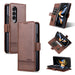 Leather Magnetic Calf Texture Phone Case For Samsung Galaxy