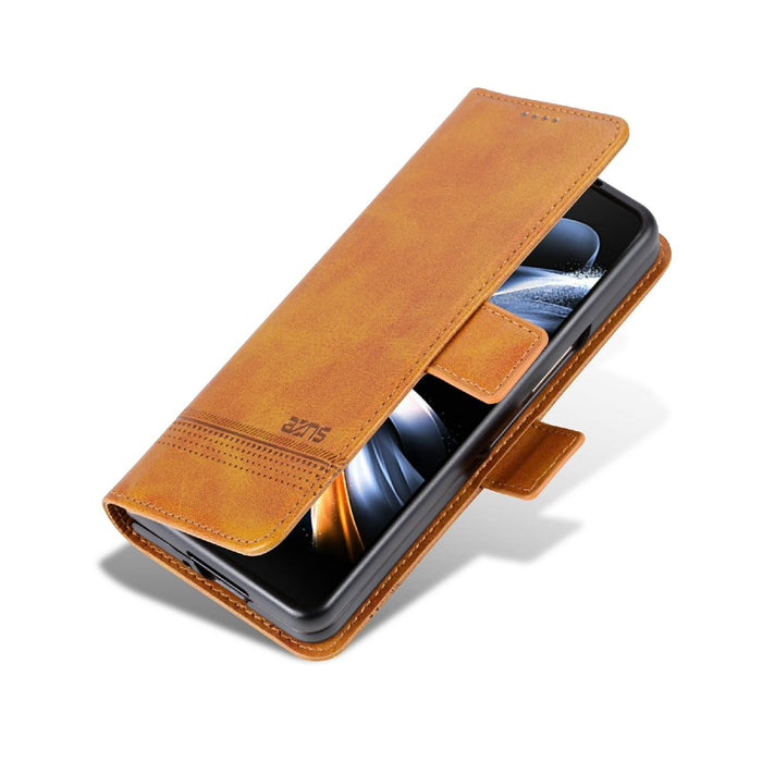 Leather Magnetic Calf Texture Phone Case For Samsung Galaxy