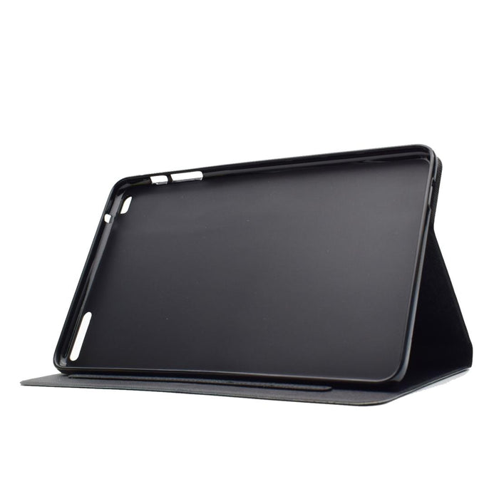 Electric Pressed Left Right Flat Feather Case With Sleep Function Pen Cover & Card Slot & Holder