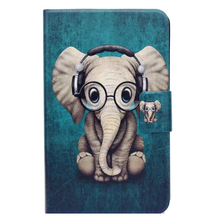 Electric Pressed Left Right Flat Feather Case With Sleep Function Pen Cover & Card Slot & Holder