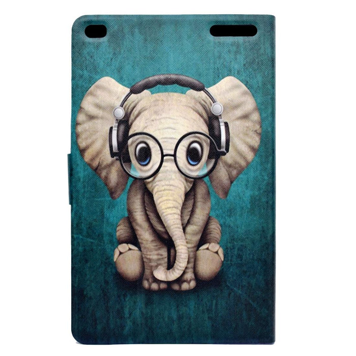 Electric Pressed Left Right Flat Feather Case With Sleep Function Pen Cover & Card Slot & Holder