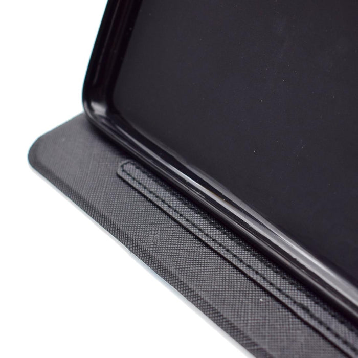 Electric Pressed Left Right Flat Feather Case With Sleep Function Pen Cover & Card Slot & Holder