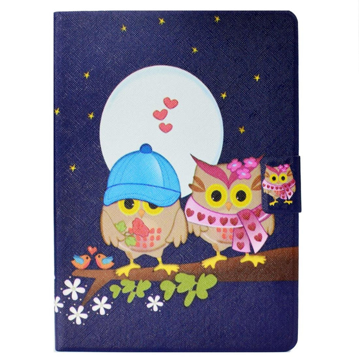 Electric Pressed Left Right Flat Feather Case With Sleep Function Pen Cover & Card Slot & Holder