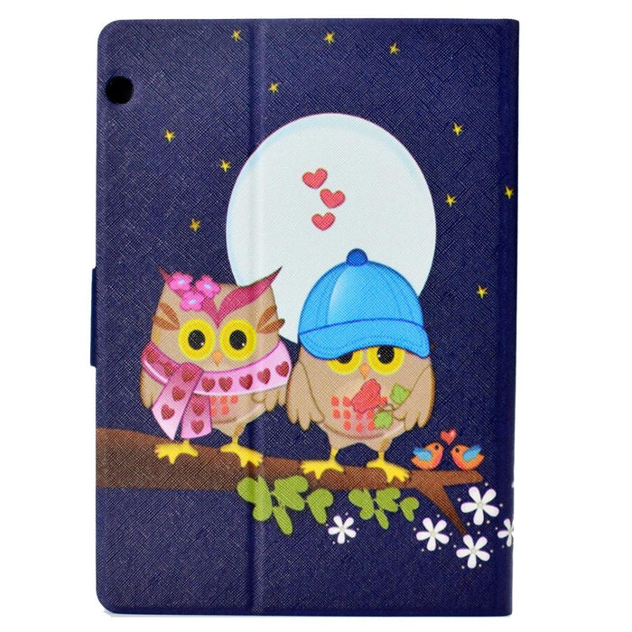 Electric Pressed Left Right Flat Feather Case With Sleep Function Pen Cover & Card Slot & Holder