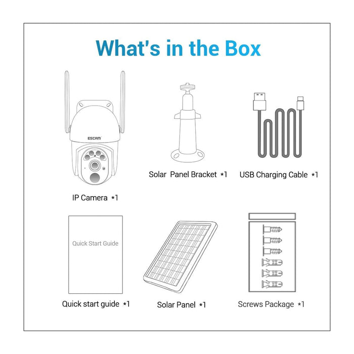 3Mp Cloud Storage Pt Wifi Pir Alarm Ip Camera With Solar Panel Battery Support Full Colour Night Vision & Two Way Audio