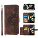 Embossed Floral Leather Phone Wallet For Samsung Galaxy z