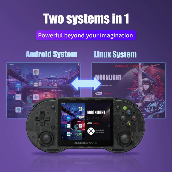 Rg353P Handheld Game Console 3.5 Inch Screen Android Linux System 16G