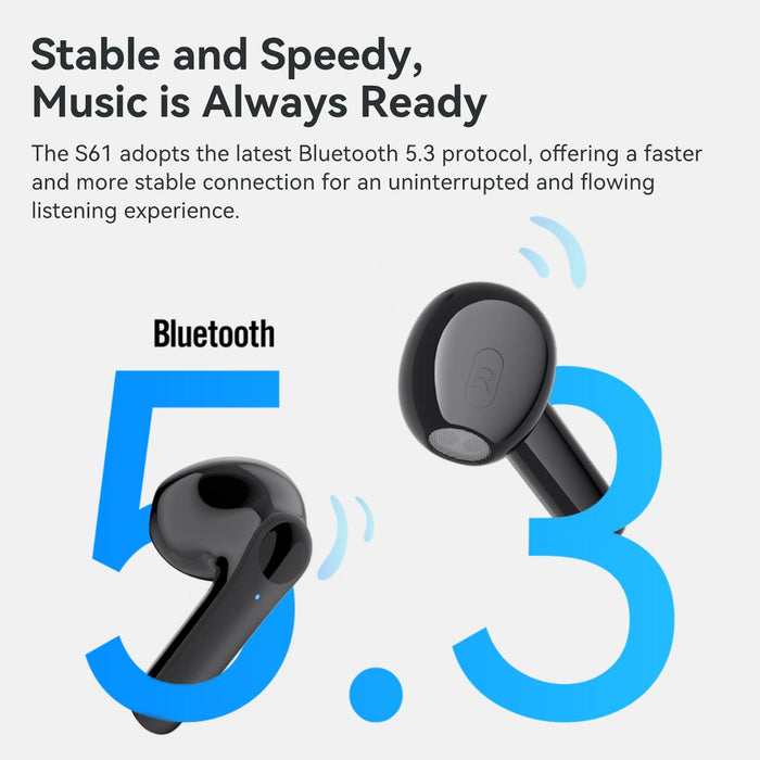 S61 True Wireless Stereo Wireless Bluetooth Earphone