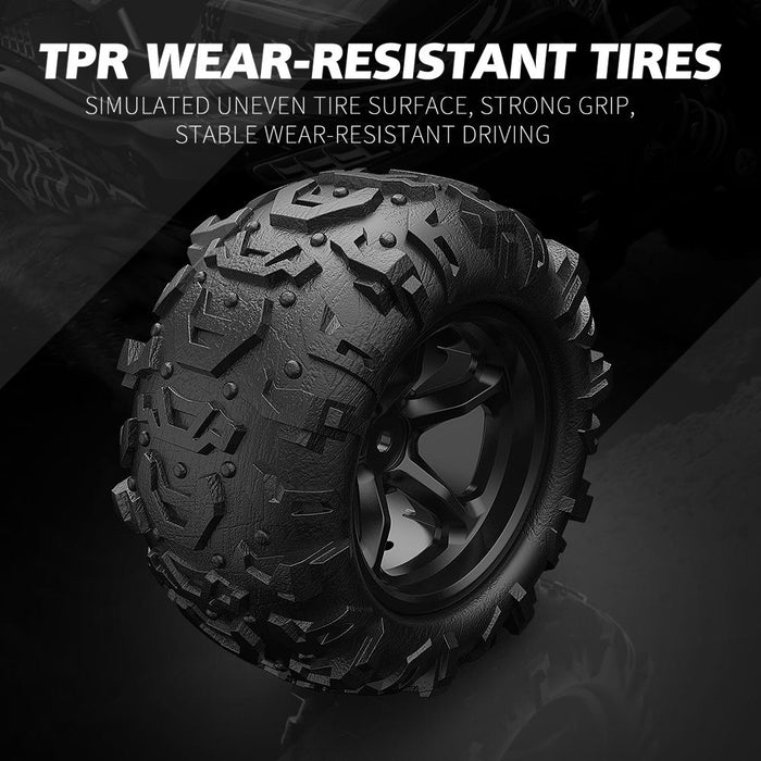 High Speed 4wd Rc Car - 1 18 Scale - Black / Yellow