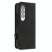 Double Fold Leather Phone Case With Side Buckle For Samsung