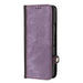 Double Fold Leather Phone Case With Side Buckle For Samsung