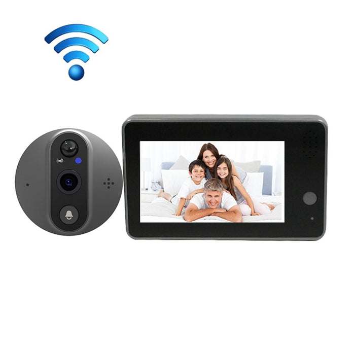 4.3 Inch Wifi Doorbell Viewer Support Night Vision & Motion Detection & Remote Voice