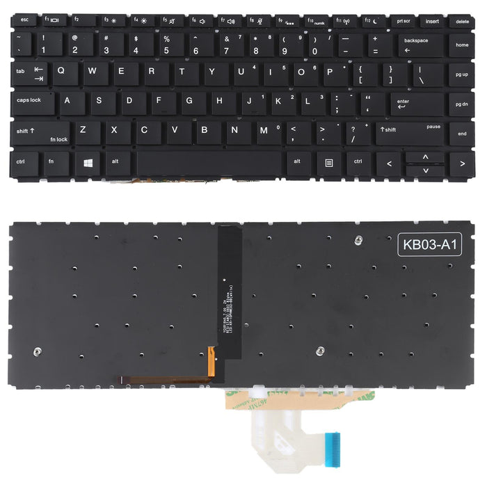 For Hp Probook 440 G6 445 G6 440 G7 445 G7 Us Version Keyboard With Backlight