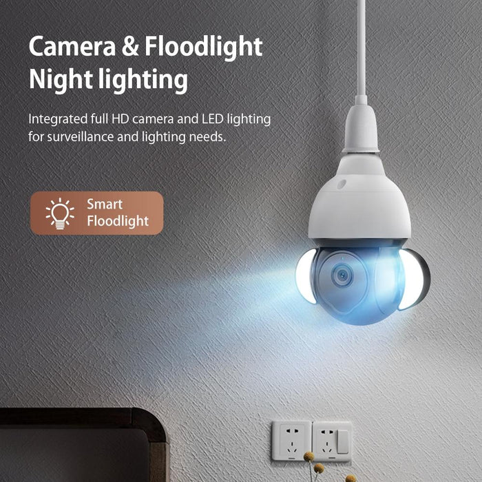 5Mp E27 Light Bulb Floodlight Camera