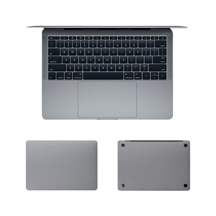 For Macbook Retina 12 Inch A1534 4 In 1 Upper Cover Film + Bottom Cover Film + Full-Support Film + Touchpad Film Laptop Body Protective Film Sticker