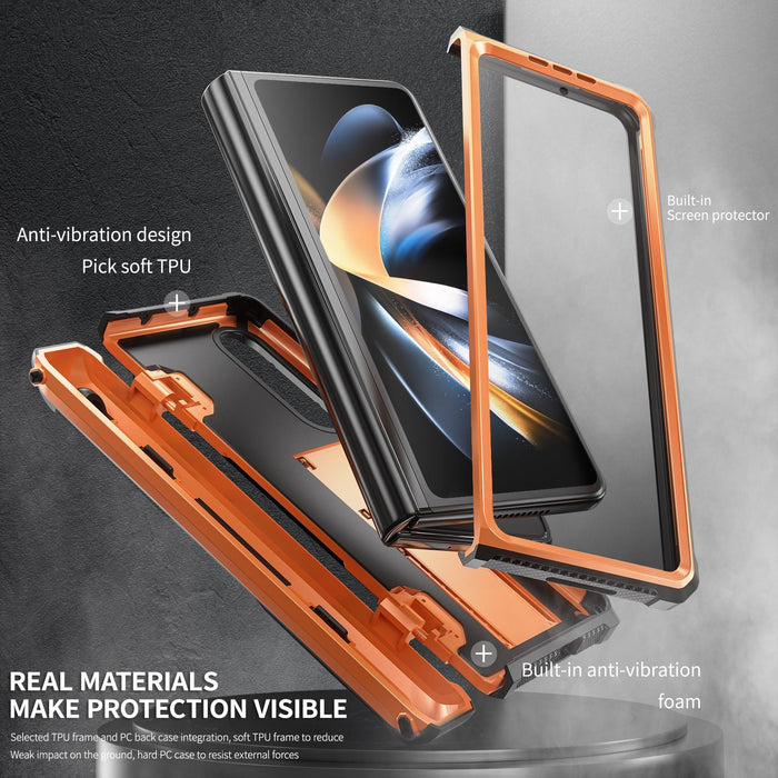 Shockproof Folding Phone Case All In One For Samsung Galaxy