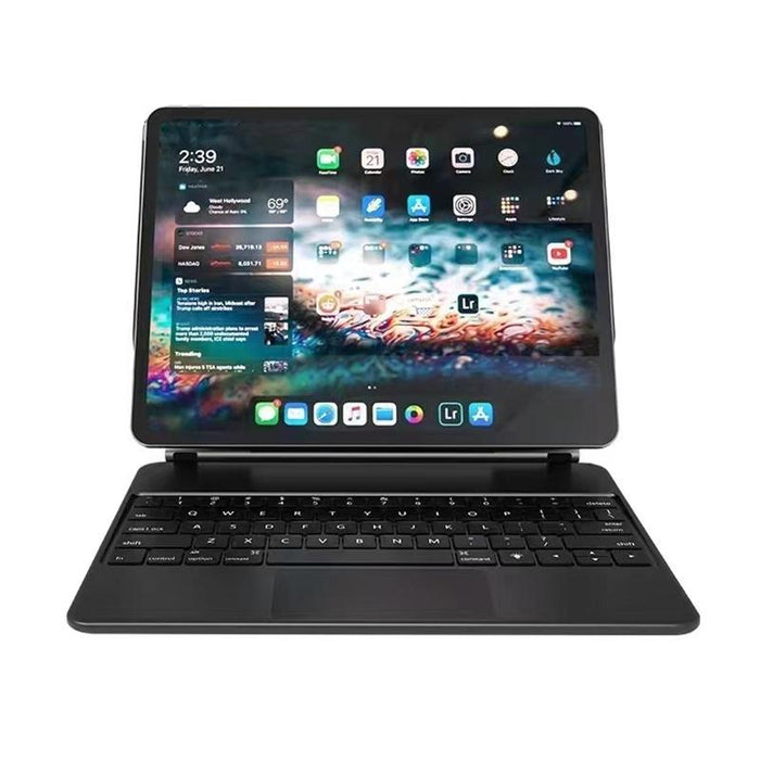 P10 Bluetooth Keyboard Leather Case With Touch Pad