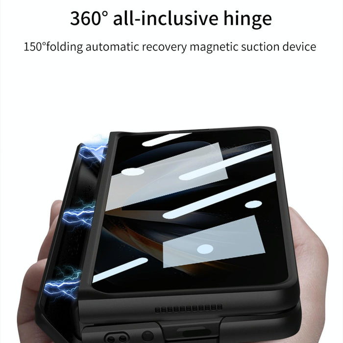 Full Coverage Magnetic Anti Peep Fold Case For Samsung