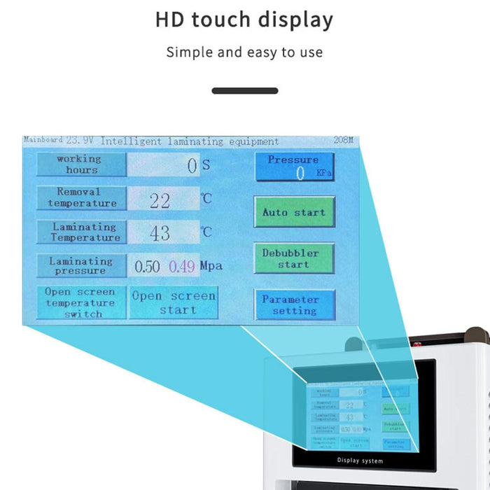 Tbk 208m 3 In 1 Mini Lcd Touch Screen Vacuum Laminating