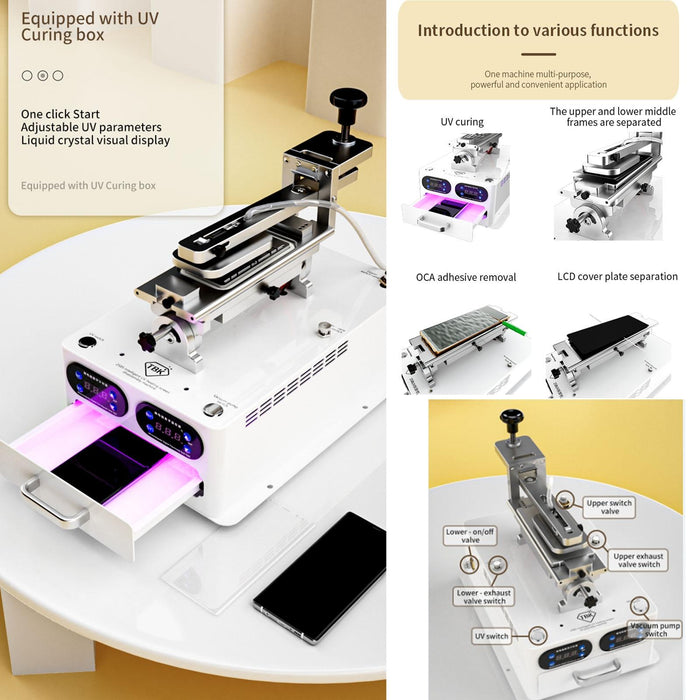 Tbk 258s Intelligent Multi Function Uv Cu Disassembly