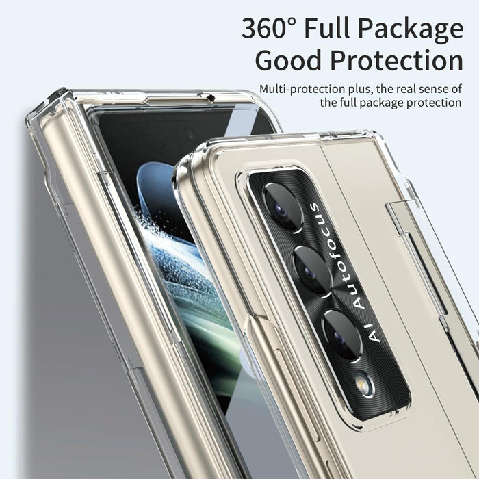 Full Coverage Phone Case With Hinge All In One For Samsung