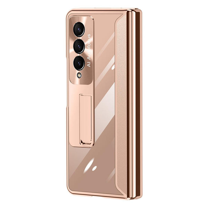 Electroplated Full Body Hinge Case For Samsung Fold 4