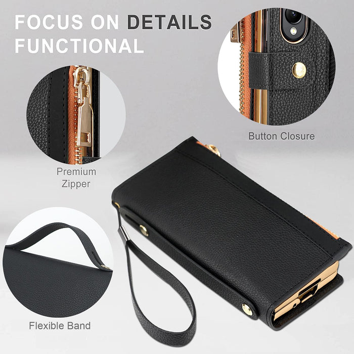 Rfid Anti Theft Leather Case For Samsung Galaxy z Fold 4