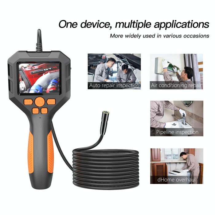 8Mm P10 2.8 Inch Hd Handheld Endoscope With Lcd Screen Length 2M