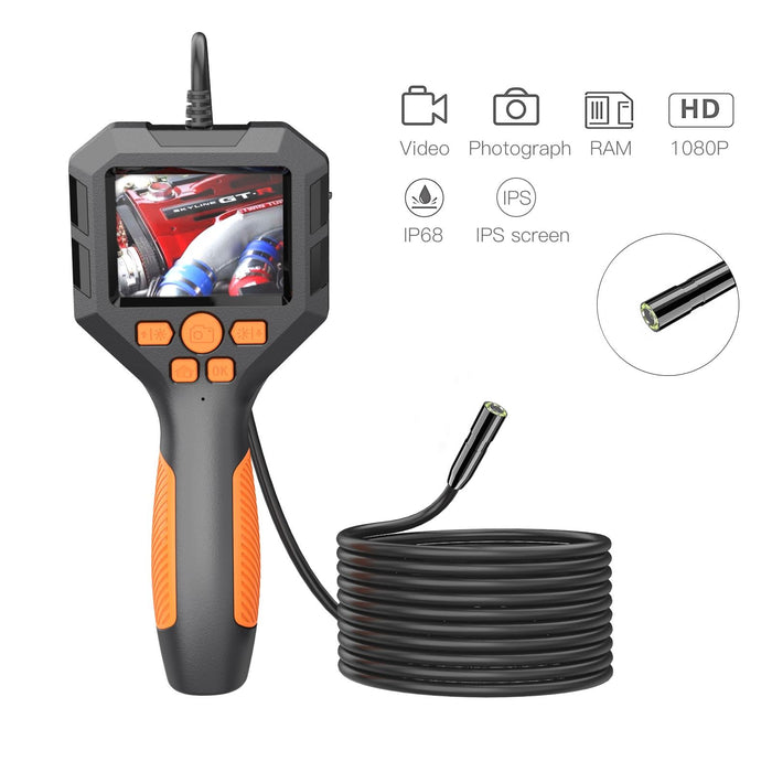 5.5Mm P10 2.8 Inch Hd Handheld Endoscope With Lcd Screen Length 2M