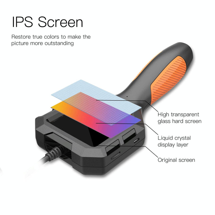 3.9Mm P10 2.8 Inch Hd Handheld Endoscope With Lcd Screen Length 2M