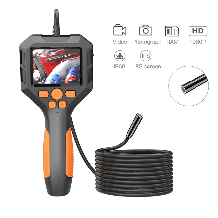 8Mm P10 2.8 Inch Hd Handheld Endoscope With Lcd Screen Length 5M