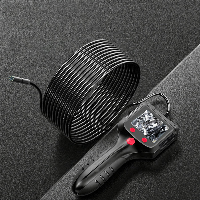 P100 8Mm 2.4 Inch Hd Handheld Endoscope Hardlinewith With Lcd Screen Length 2M