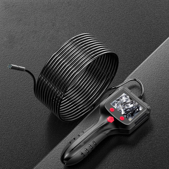 8Mm 2.4 Inch Hd Handheld Endoscope Hardlinewith With Lcd Screen Length 5M