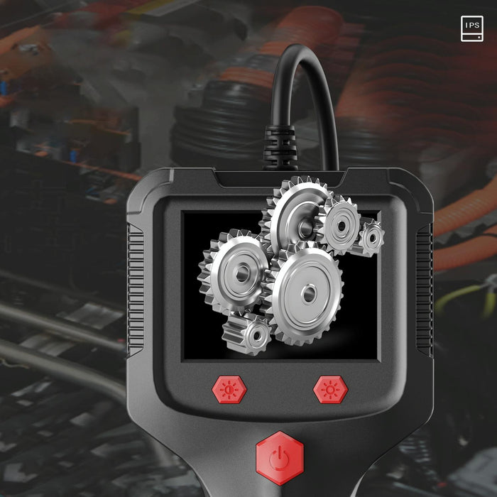 8Mm 2.4 Inch Hd Handheld Endoscope Hardlinewith With Lcd Screen Length 30M