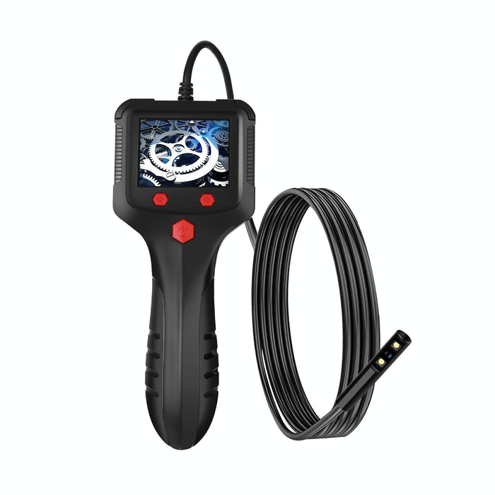 8Mm Side 2.4 Inch Hd Handheld Endoscope Hardline With Lcd Screen Length 50M